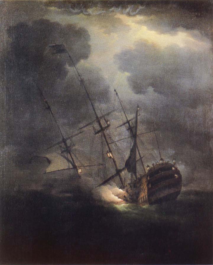 Monamy, Peter The Loss of H.M.S. Victory in a gale on 4 October 1744